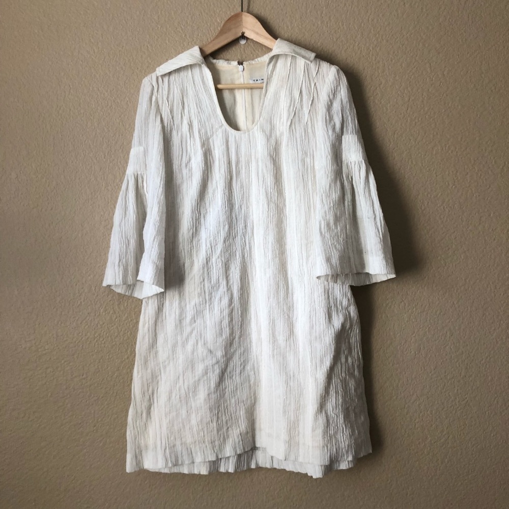 Trina Turk bell sleeve crepe dress